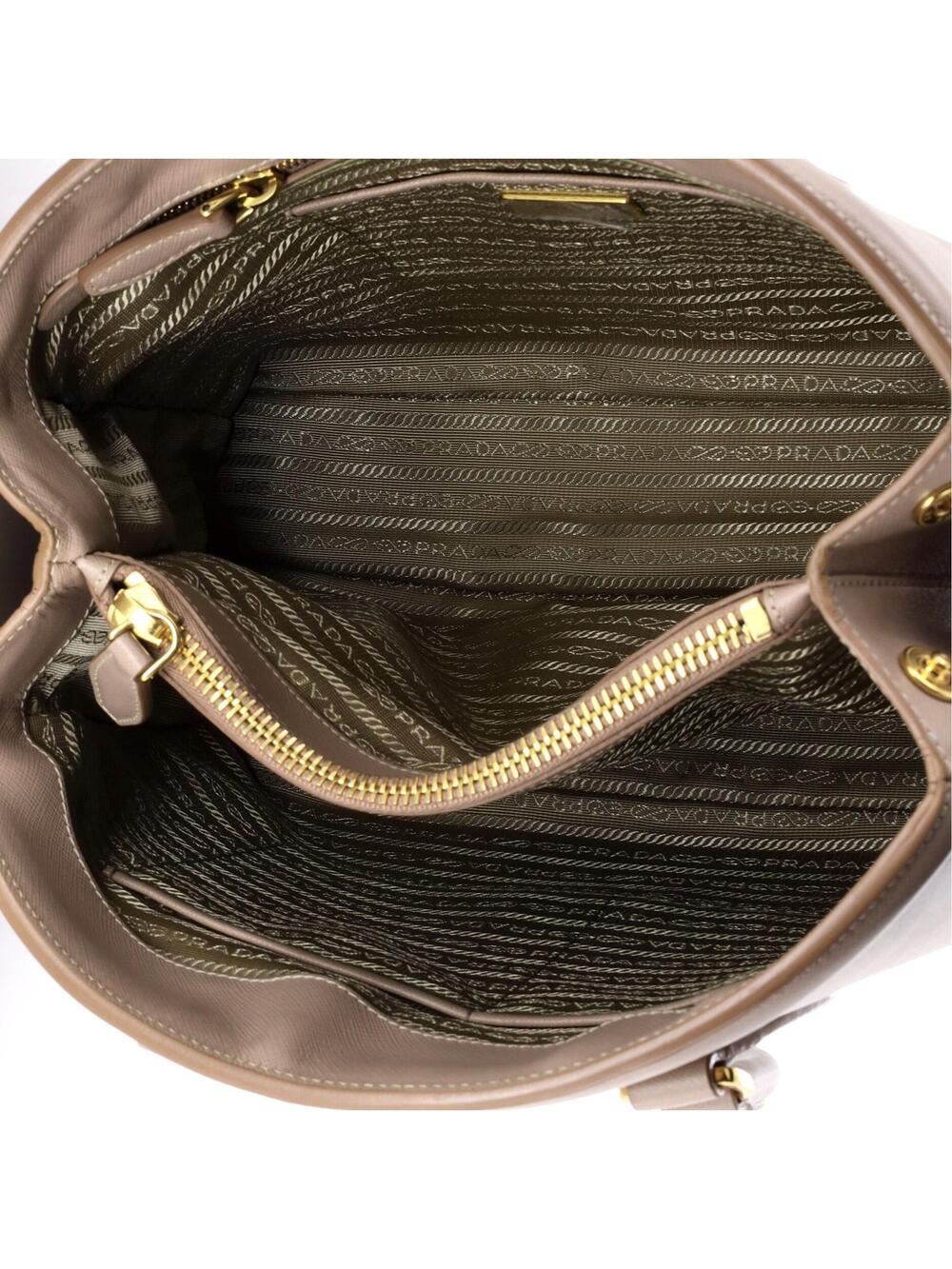 Prada Parabole Tote Saffiano Leather #337150P93B - Picture 5 of 8